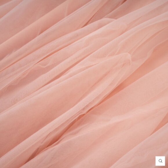 Ulrique Pink Lace Corset Tulle Maxi Dress - Size Small - Picture 4 of 12